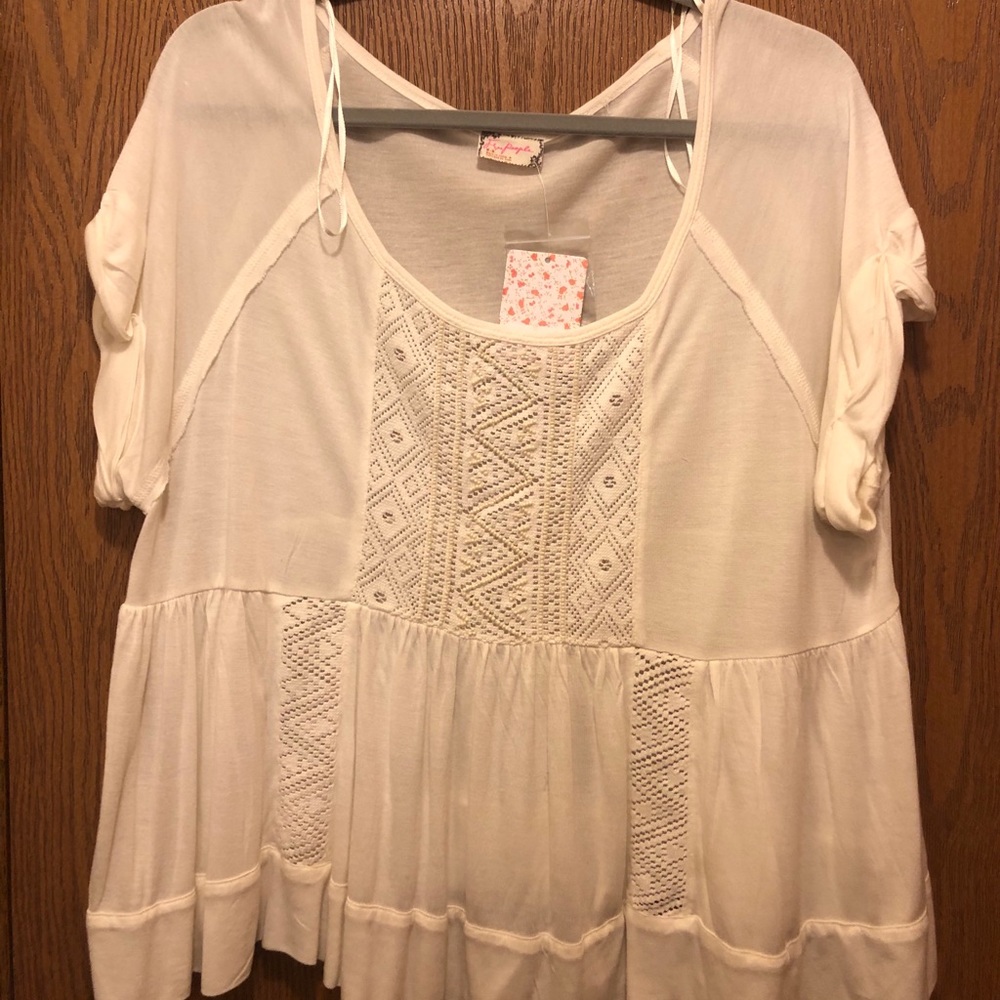 Free people Alabaster top